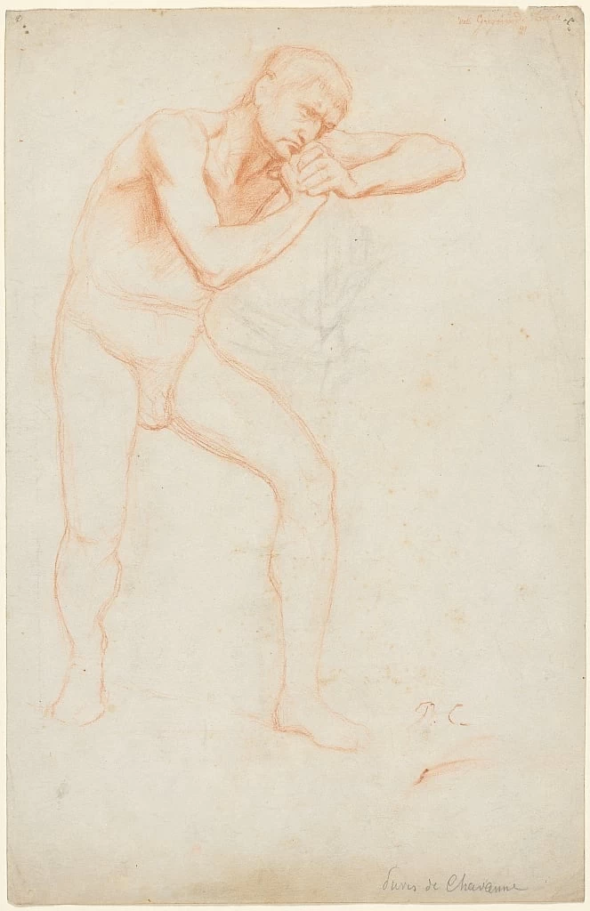 Pierre Puvis de Chavannes - 133, Nudo maschile